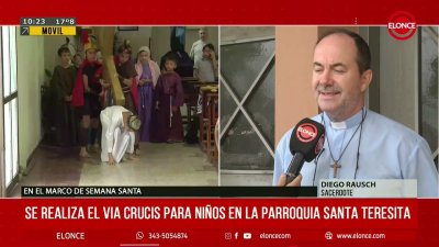 Realizaron el tradicional V&iacute;a Crucis de Ni&ntilde;os y compartieron reflexi&oacute;n por Pascua